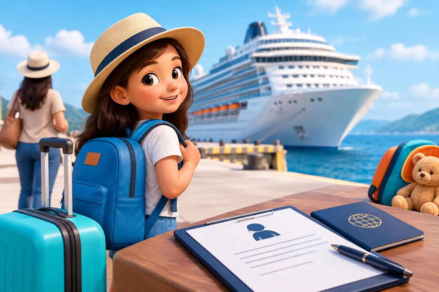 Autorização para menor viajar de navio